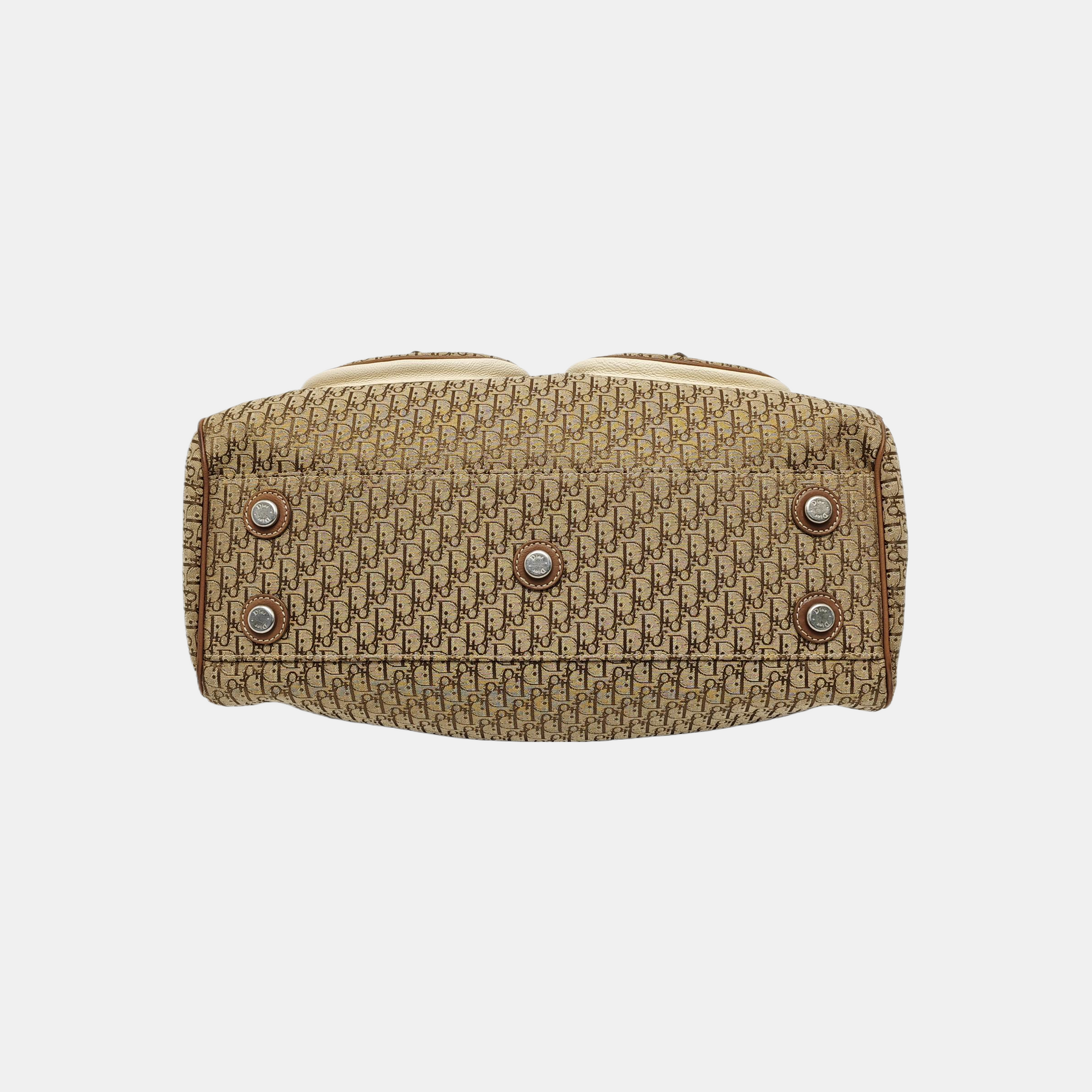 Canvas Top Handle Bag Brown
