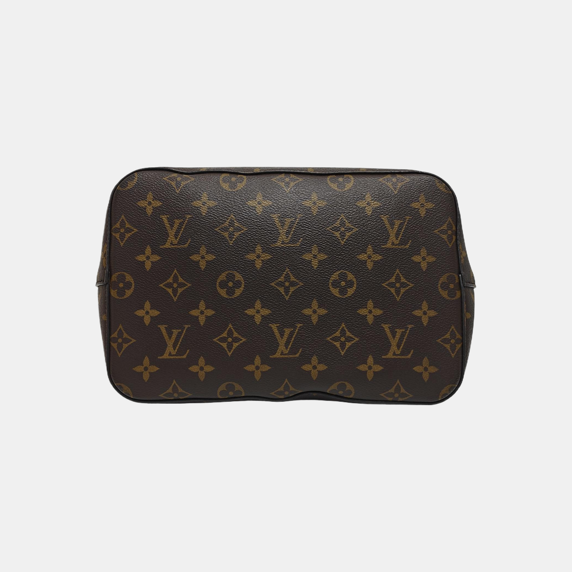 NÉONOÉ MM Monogram Coated Canvas Brown