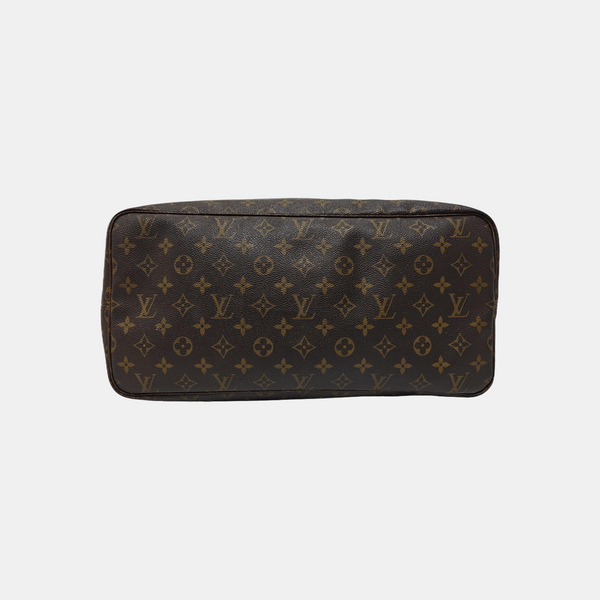 NEVERFULL GM Monogram Coated Canvas Brown