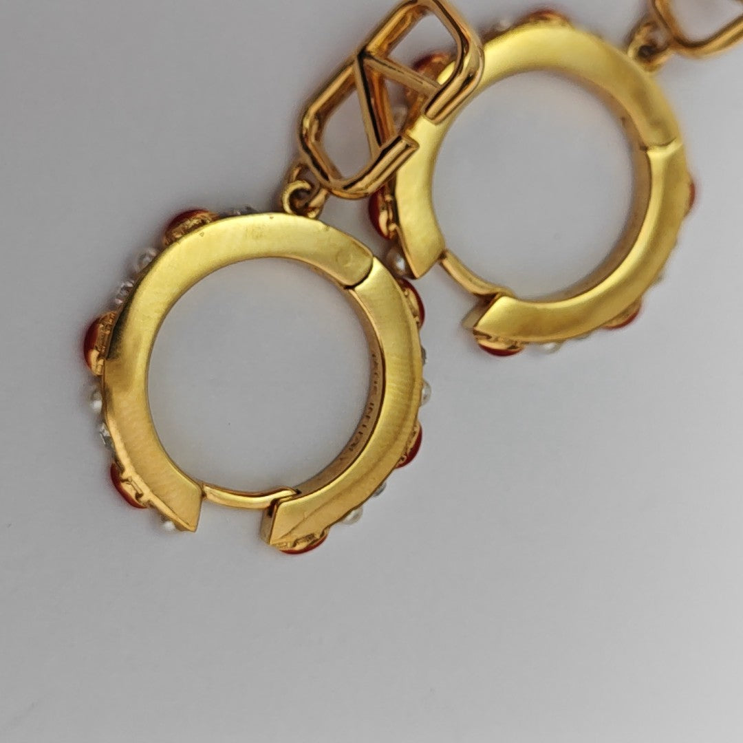 Metal Gold Stud Earrings