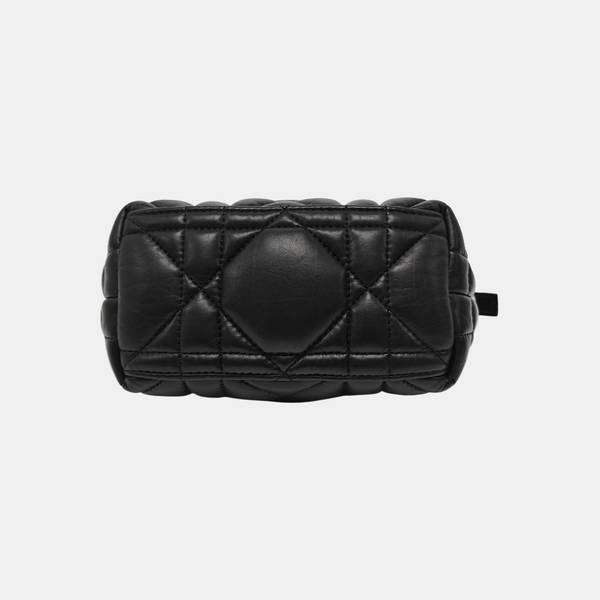 Diortravel Nomad Small Cannage Calfskin Black