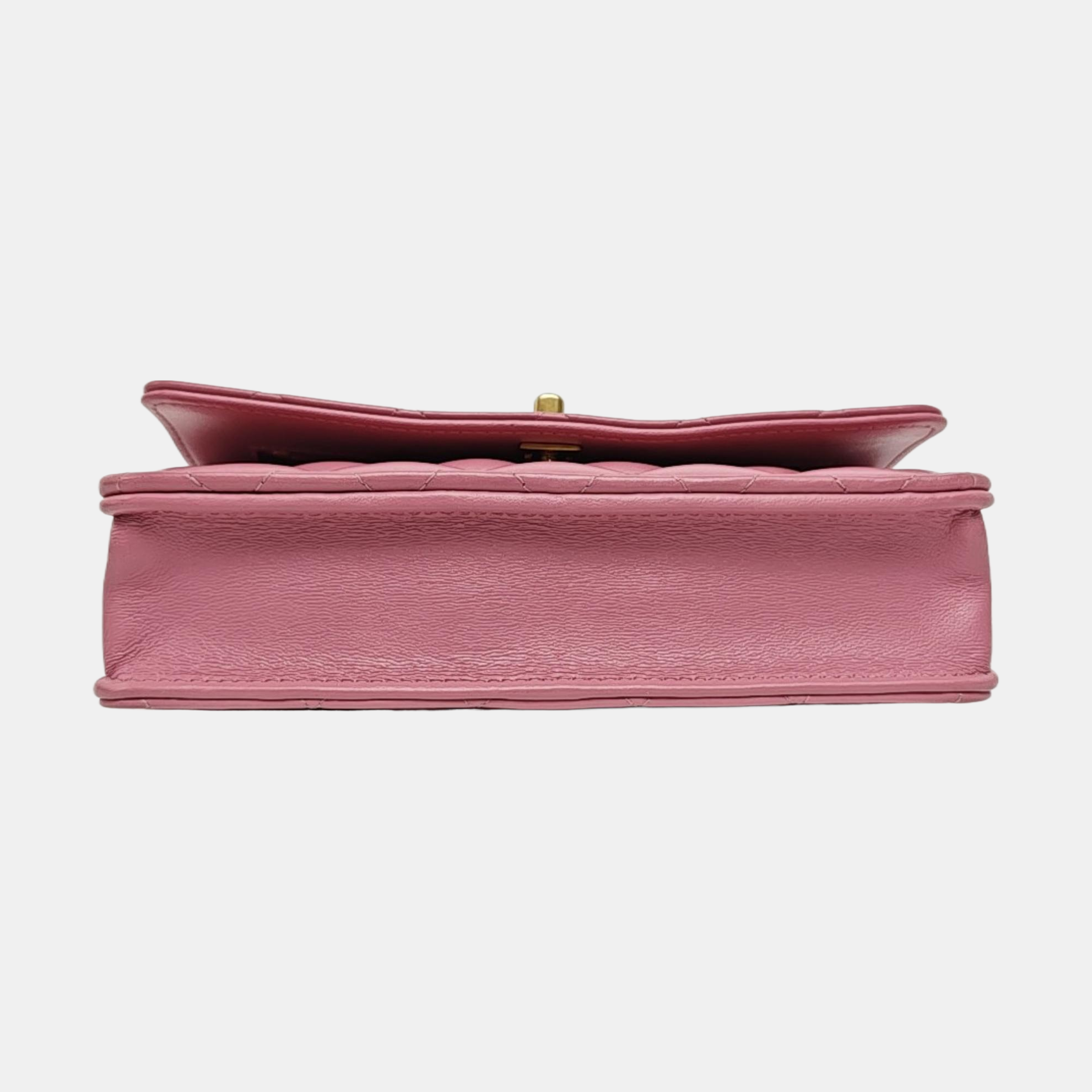 WOC Quilted Lambskin Pink