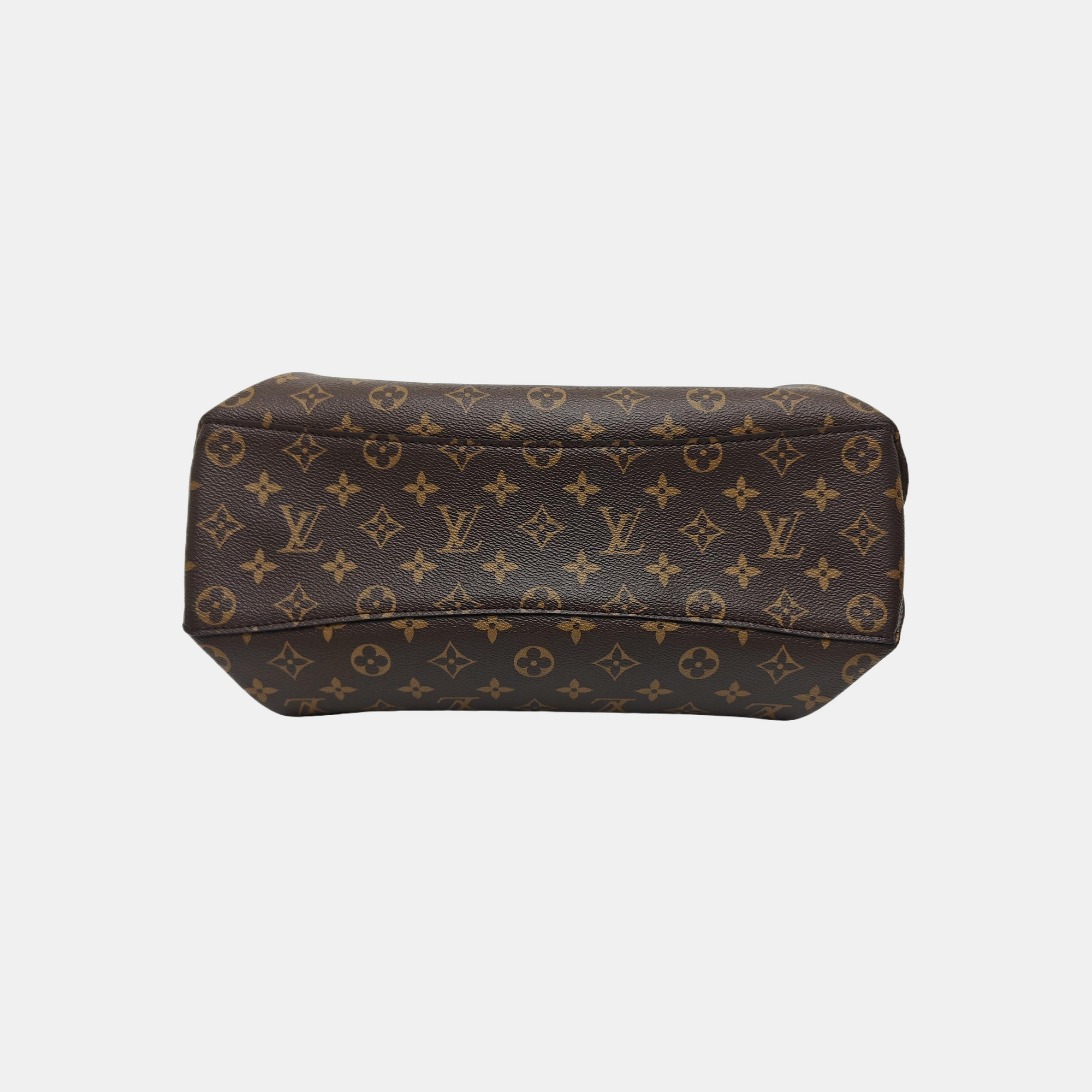 RIVOLI MM Monogram Coated Canvas Brown