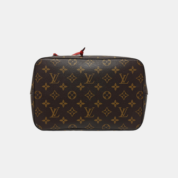 NÉONOÉ MM Monogram Coated Canvas Brown