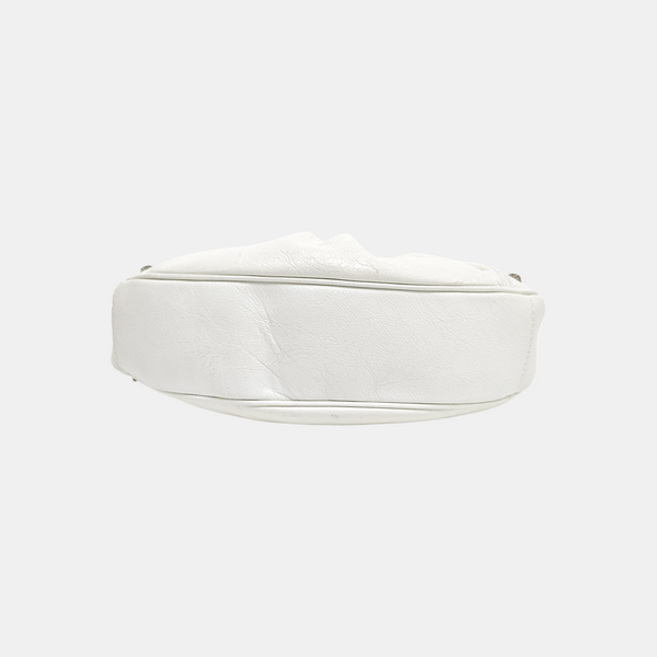 Le Cagole Mini Calfskin White