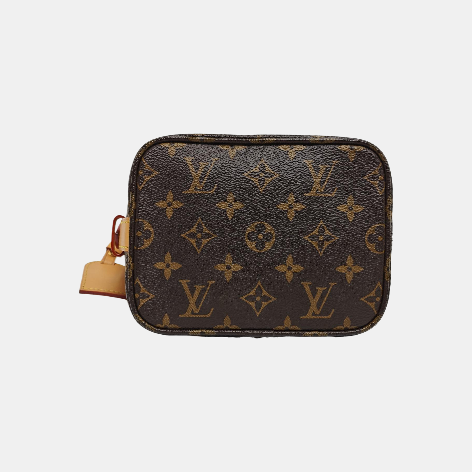 ALL IN BB Monogram Coated Canvas Brown