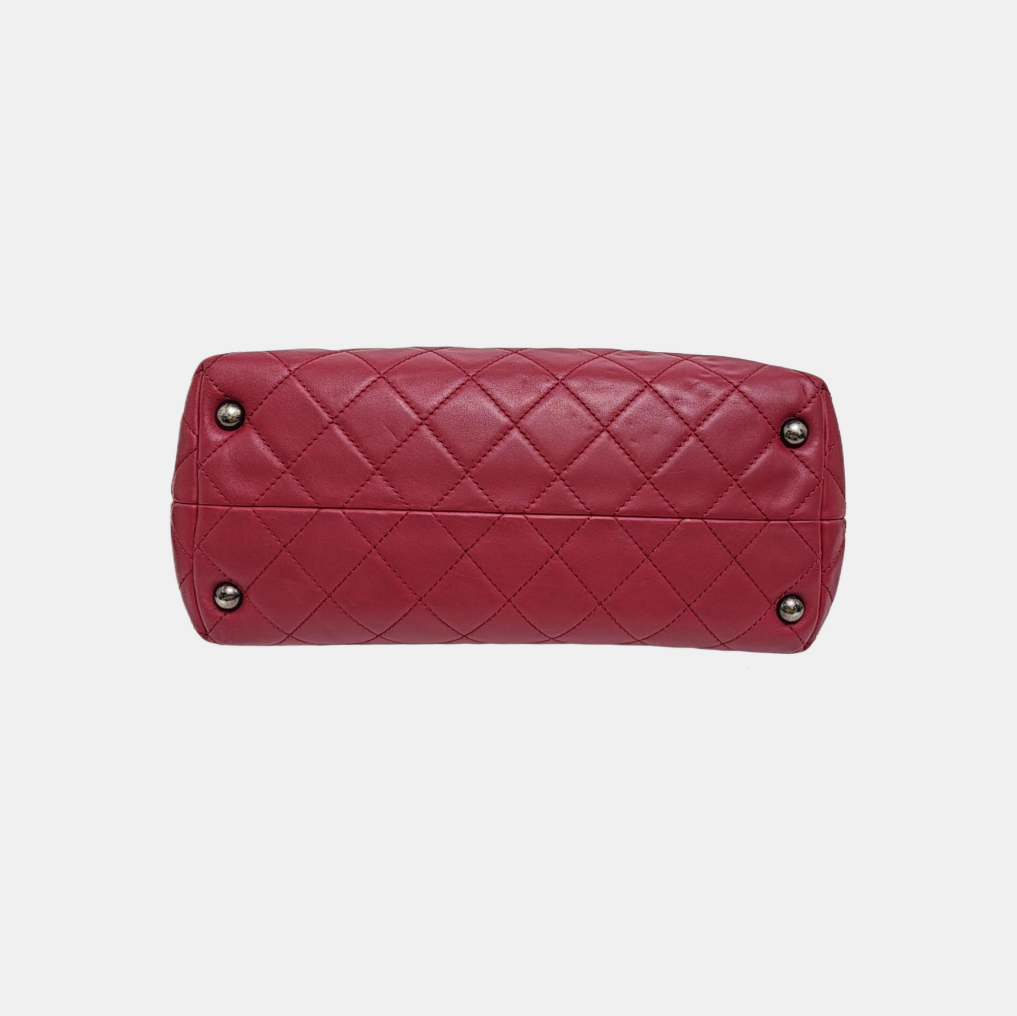 Quilted Calfskin Red