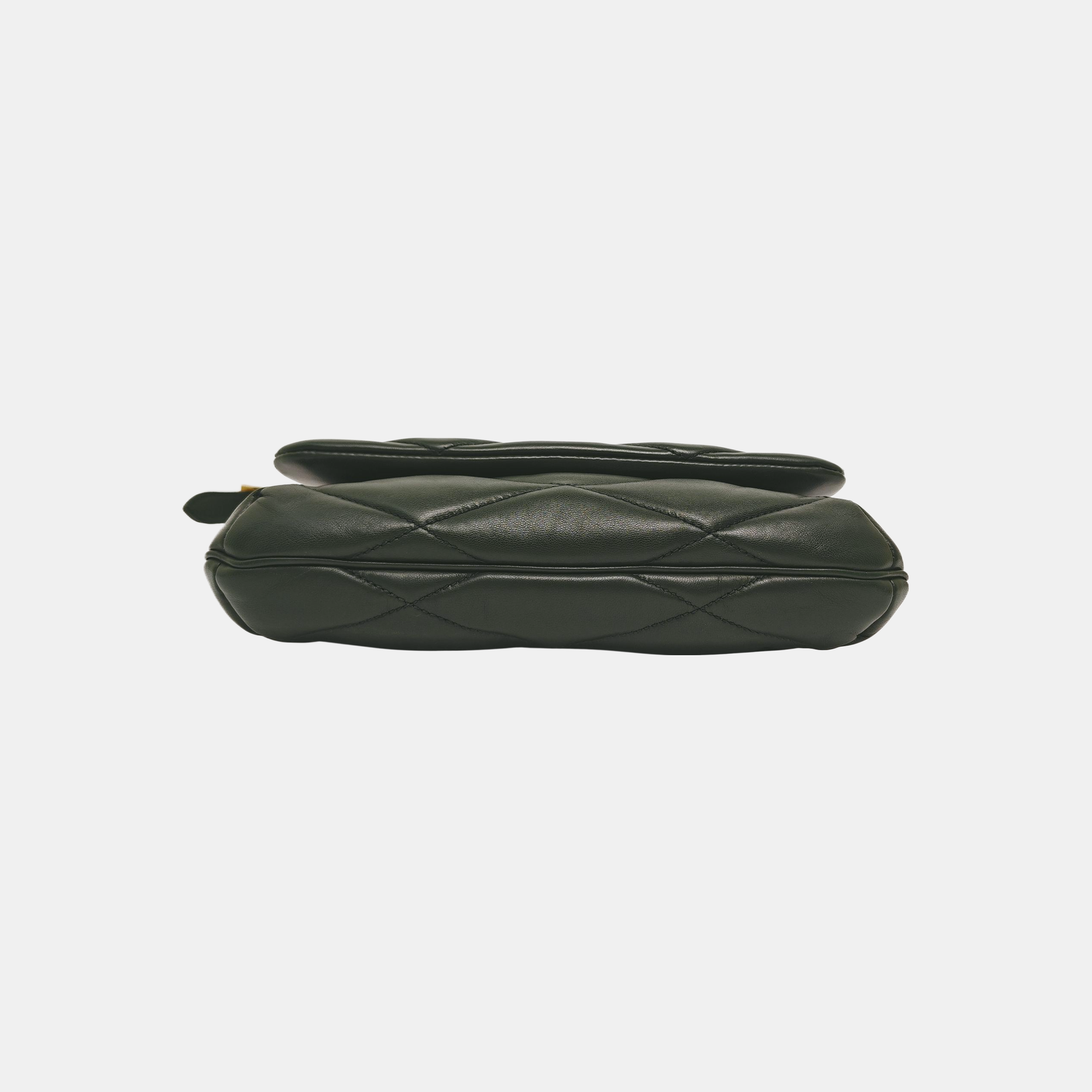 LE 57 Quilted Lambskin Green