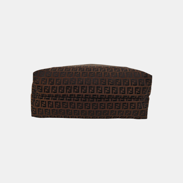 Canvas Top Handle Bag Brown