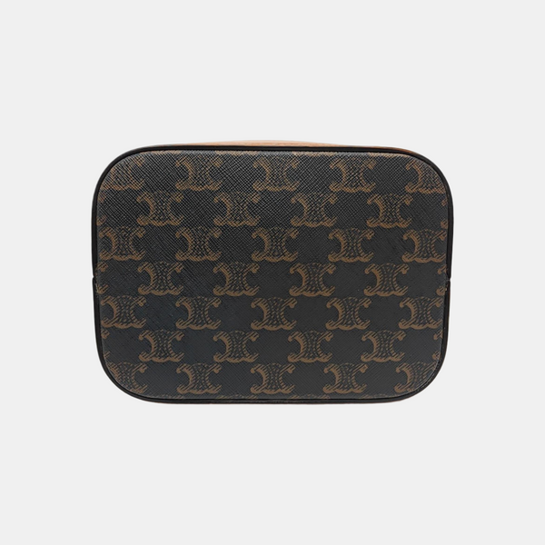 TRIOMPHE CANVAS Small Coated Canvas Brown