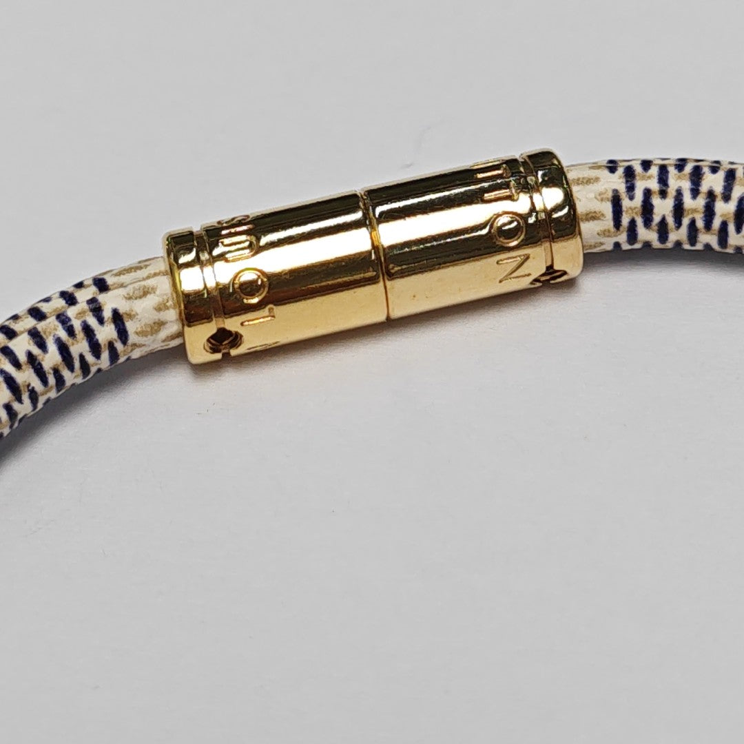 KEEP IT Coated Canvas White Bangle