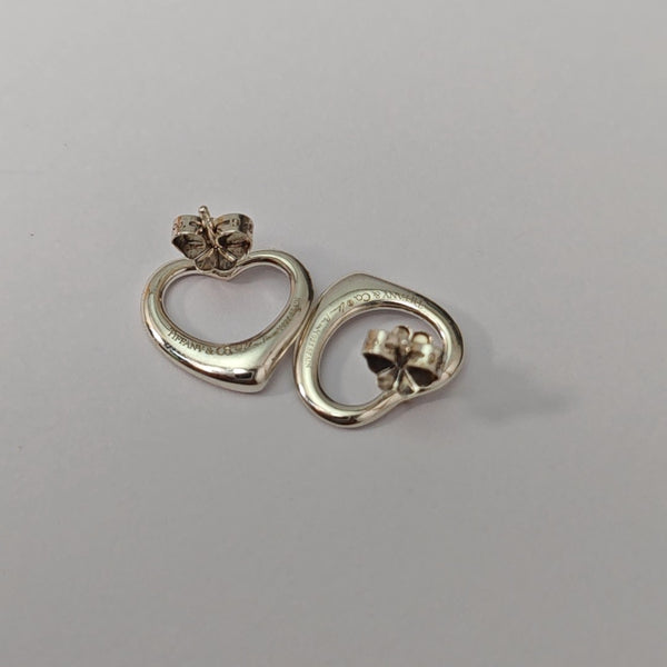 Elsa Peretti 925 Sterling Silver Stud Earrings