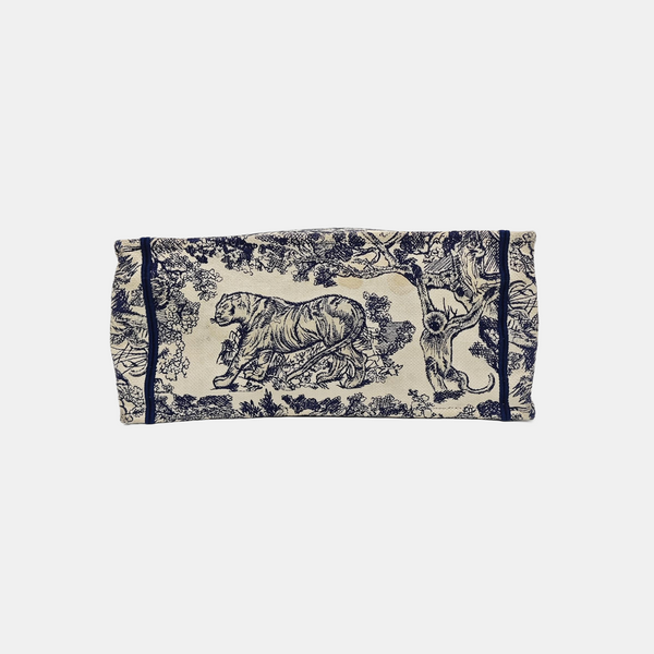 Book Tote Medium Canvas Blue