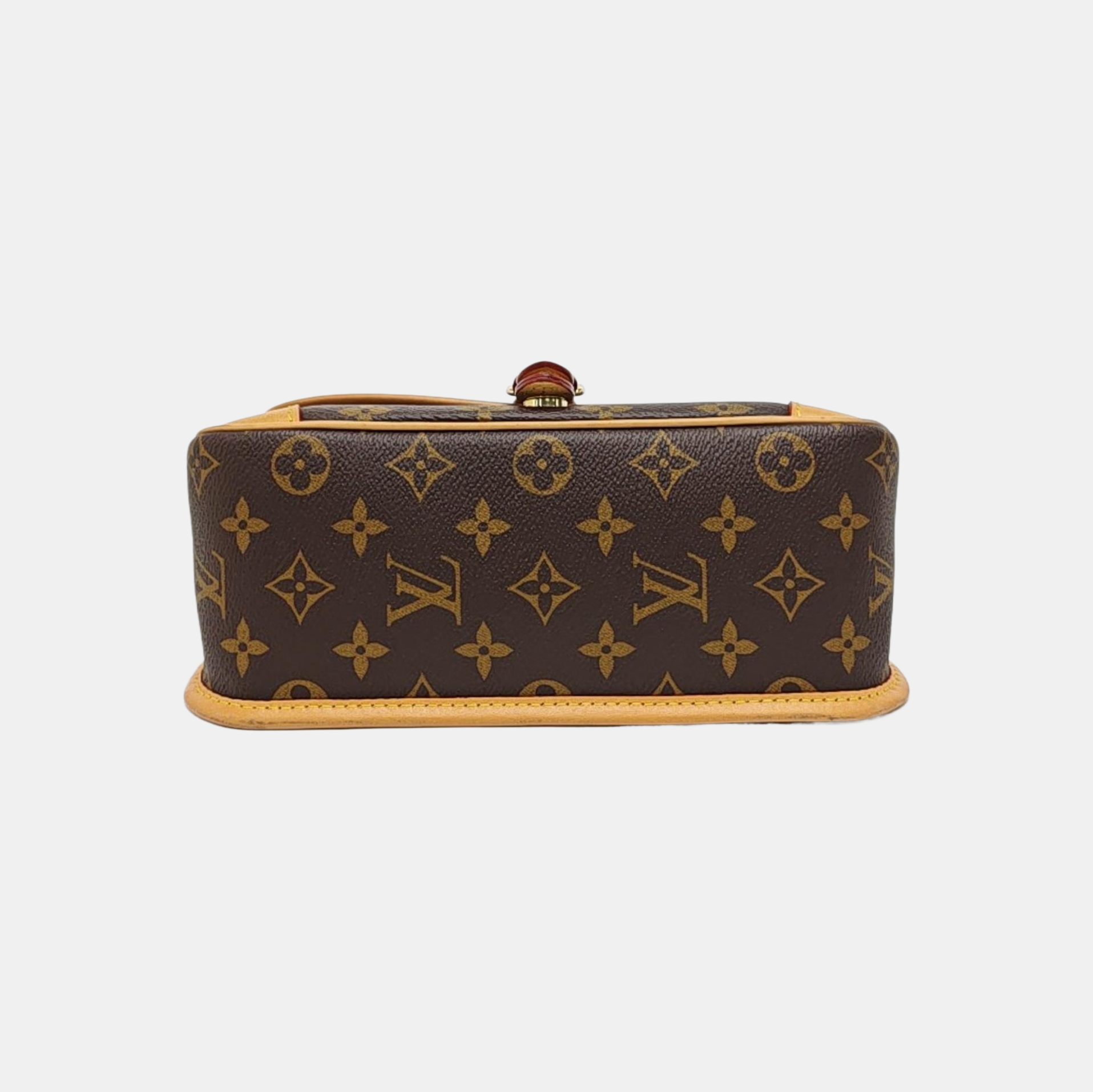 DIANE Monogram Coated Canvas Brown