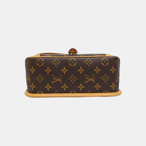 DIANE Monogram Coated Canvas Brown