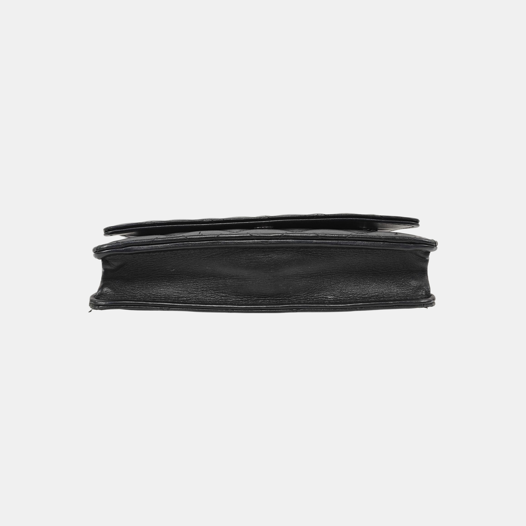 WOC Quilted Lambskin Black