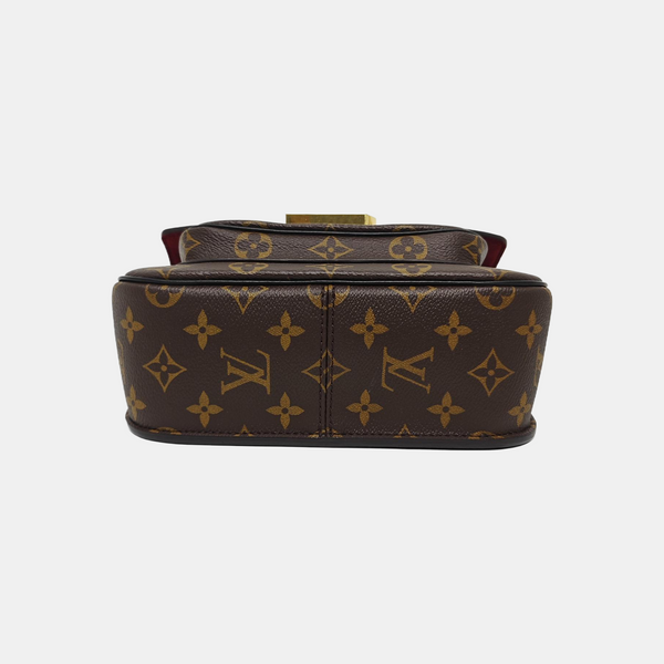 PASSY Monogram Coated Canvas Brown