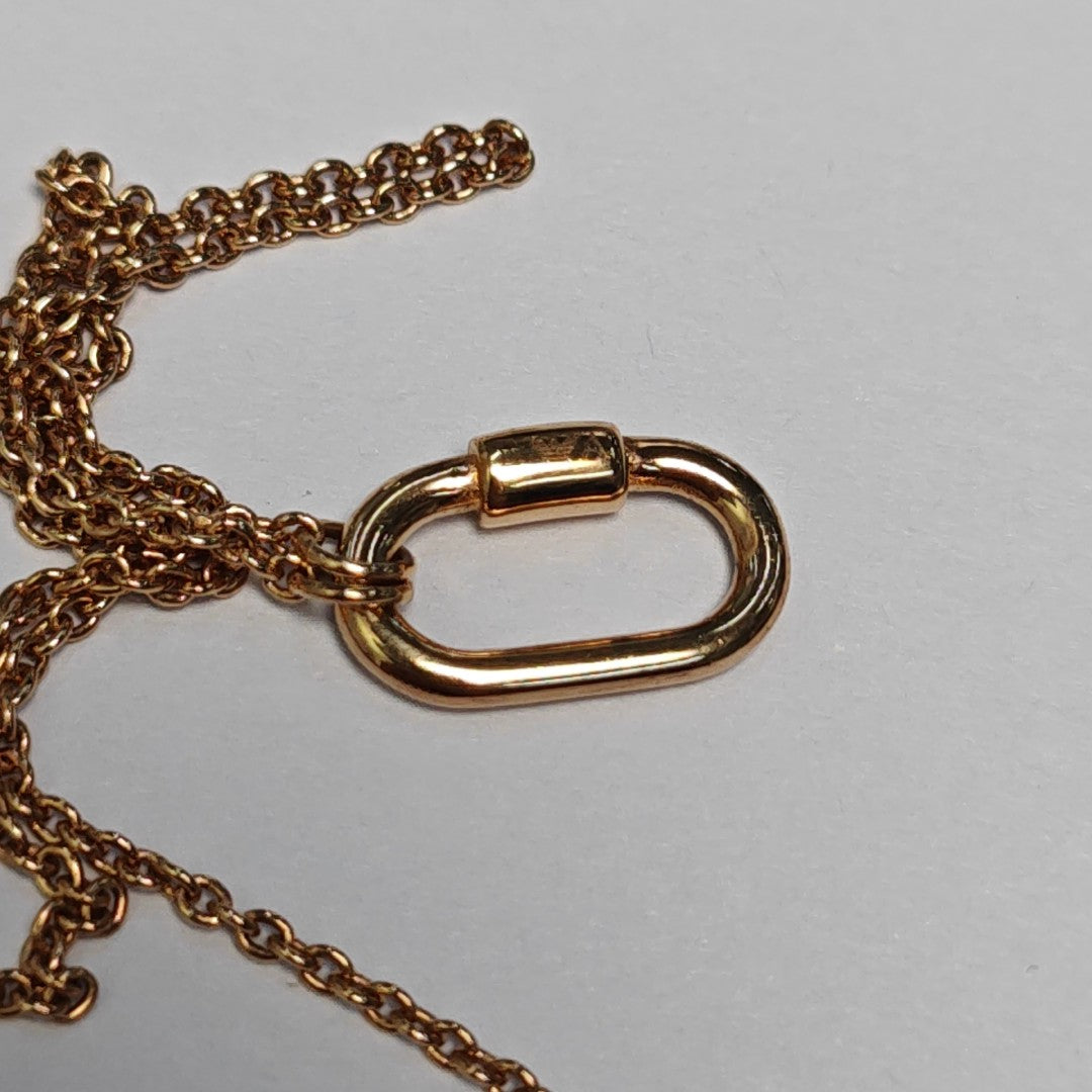 925 Sterling Silver Gold Necklace