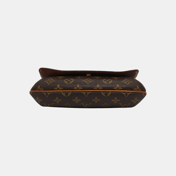 MUSETTE TANGO Monogram Coated Canvas Brown