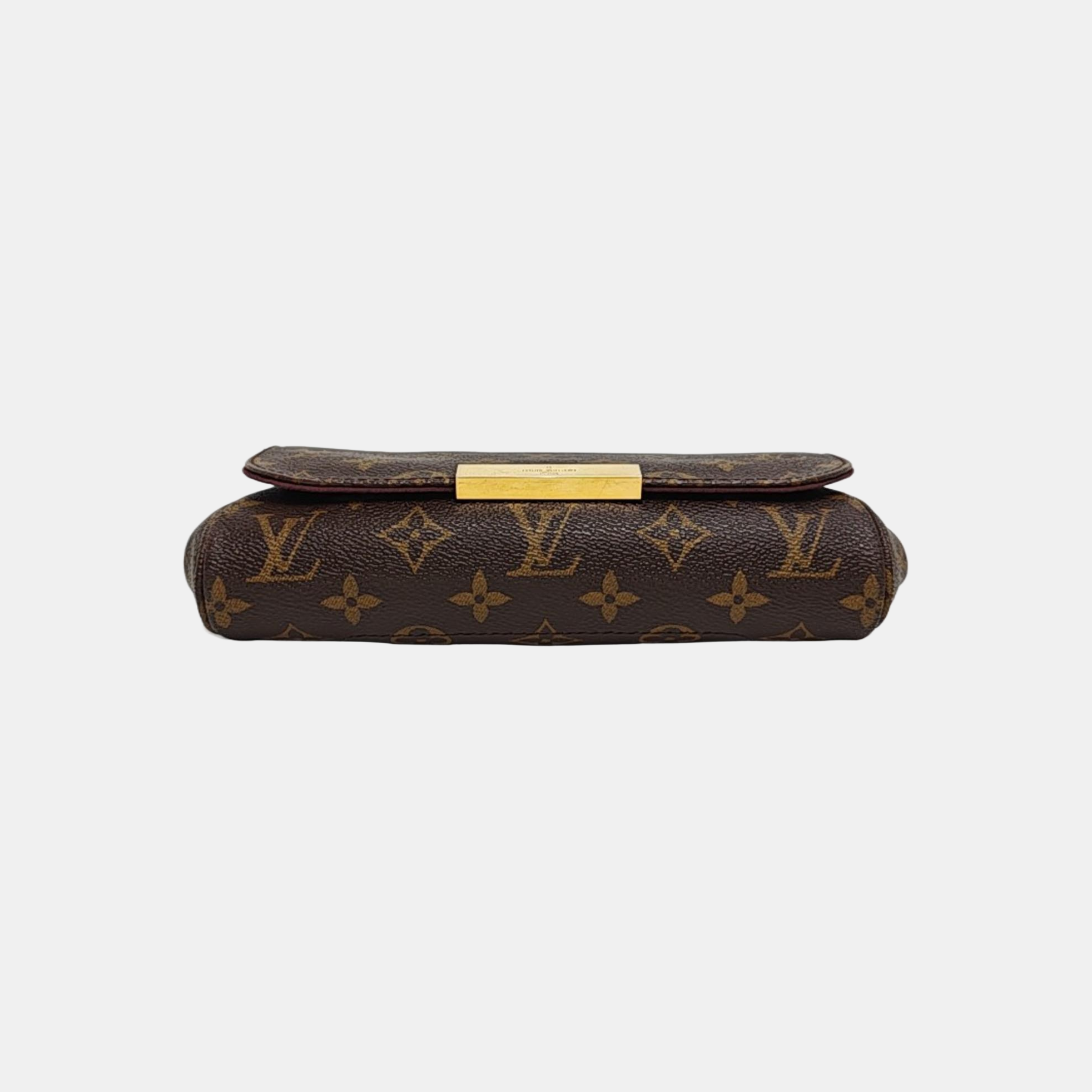 FAVORITE PM Monogram Coated Canvas Brown