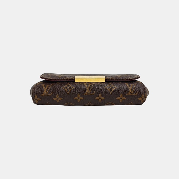 FAVORITE PM Monogram Coated Canvas Brown