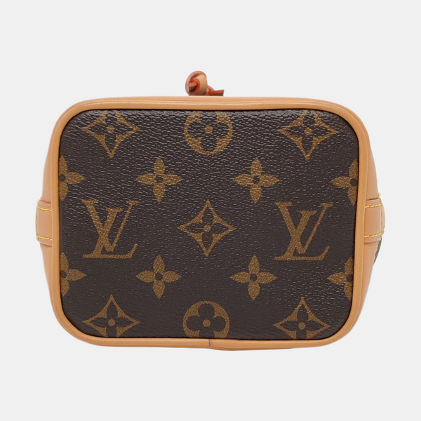 NOÉ Nano Monogram Coated Canvas Brown