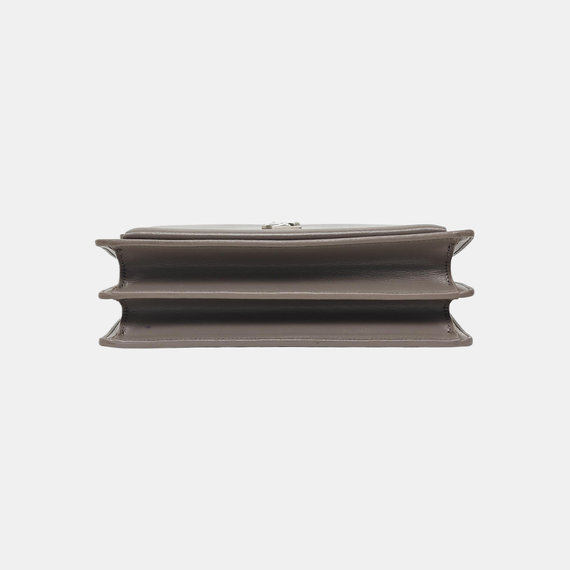SUNSET Medium Calfskin Gray