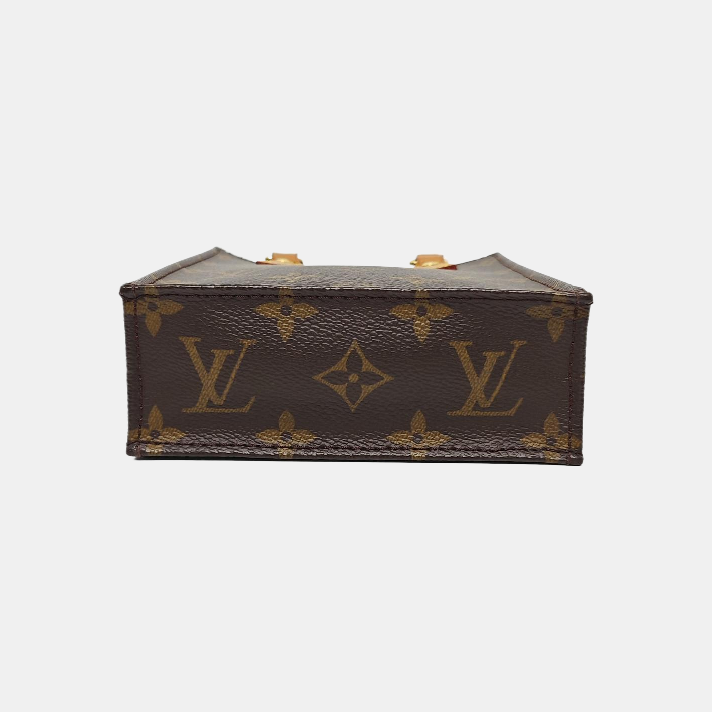 SAC PLAT Mini Lona Monogram Revestida Marrón