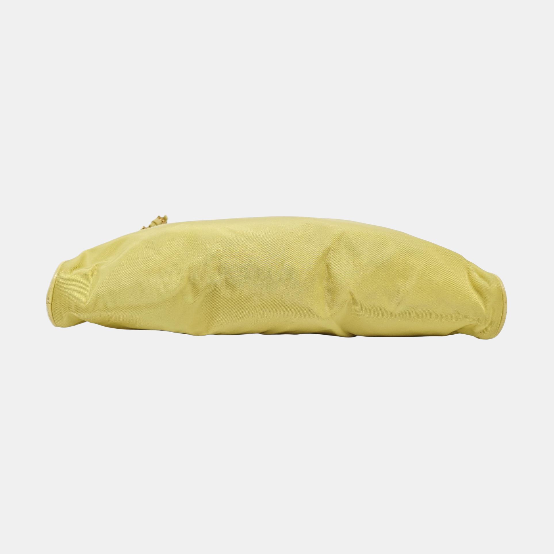 Nylon Top Handle Bag Yellow