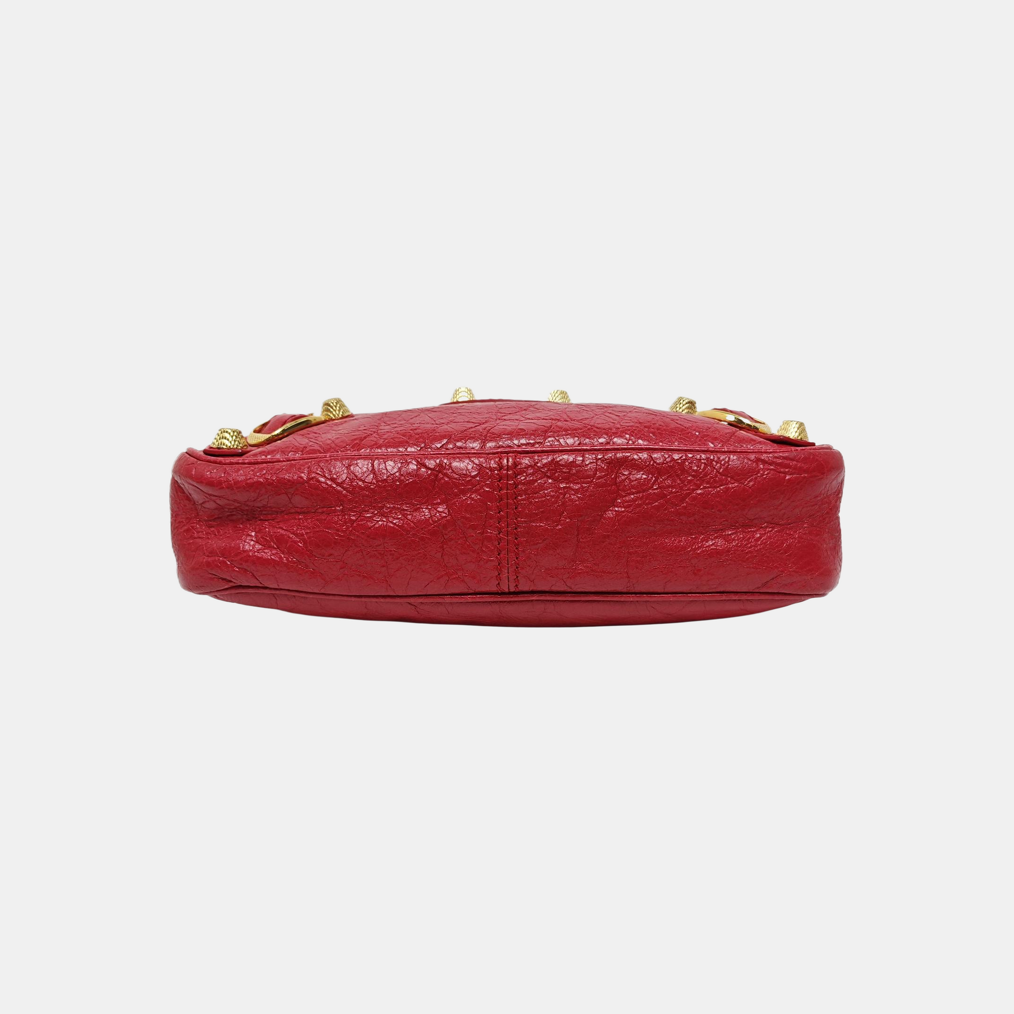 Authenticated pre-owned  Classic City Lambskin Burgundy - Crossbody Bag at Looply