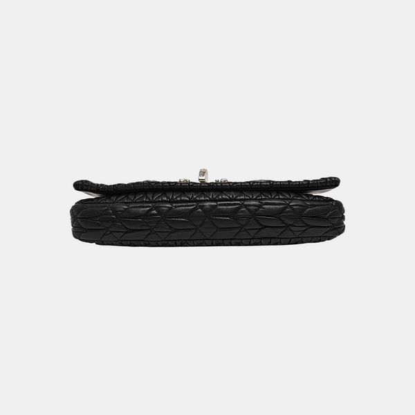 Lambskin Shoulder Bag Black
