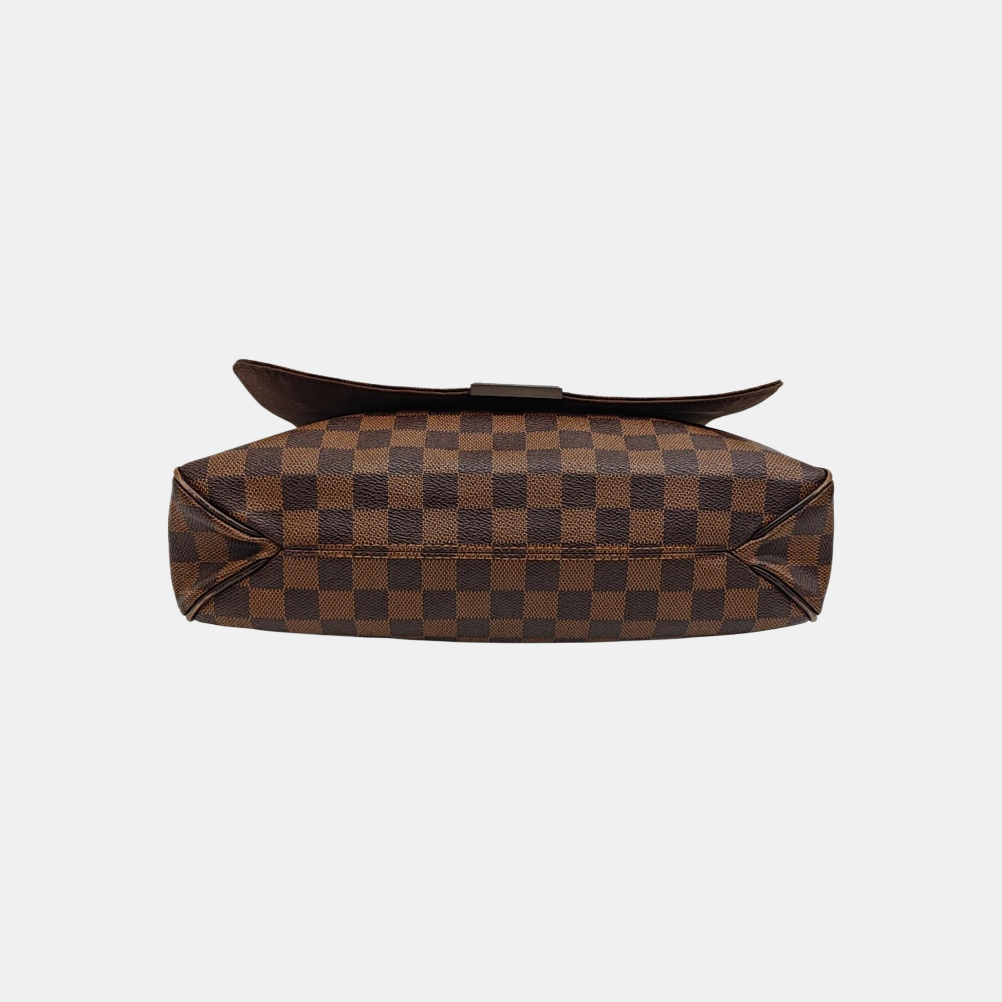 DISTRICT MM Damier Ebene Coated Canvas Brown