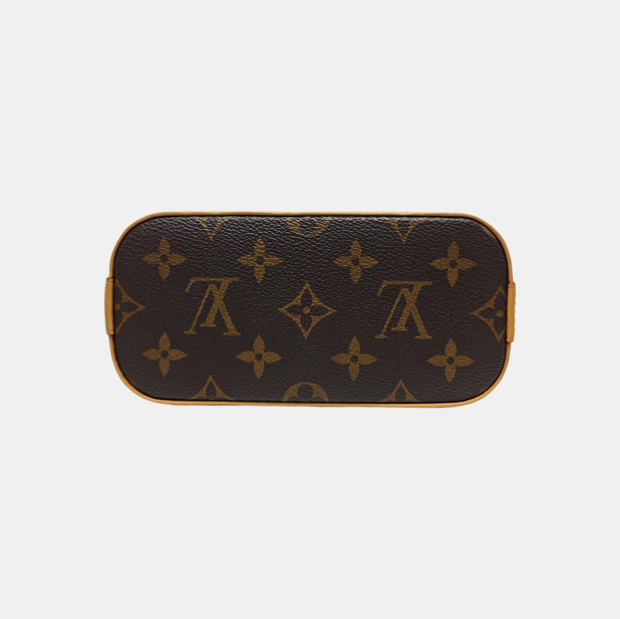 ALMA PM Monogram Coated Canvas Brown