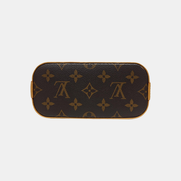 ALMA PM Monogram Coated Canvas Brown