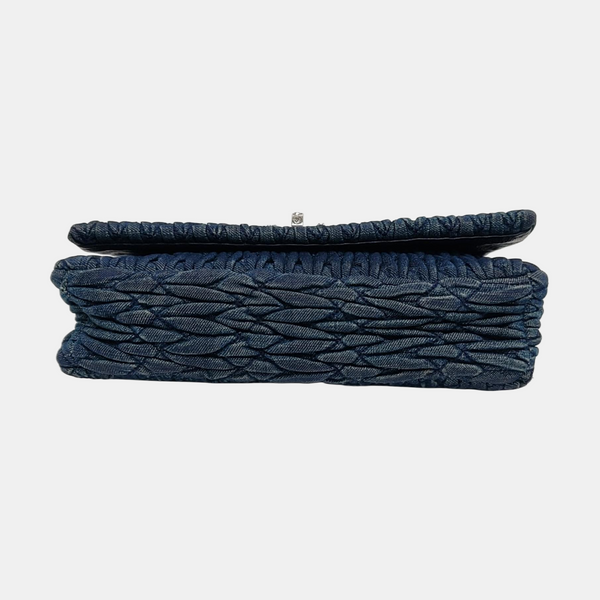 Crystal Quilted Denim Blue
