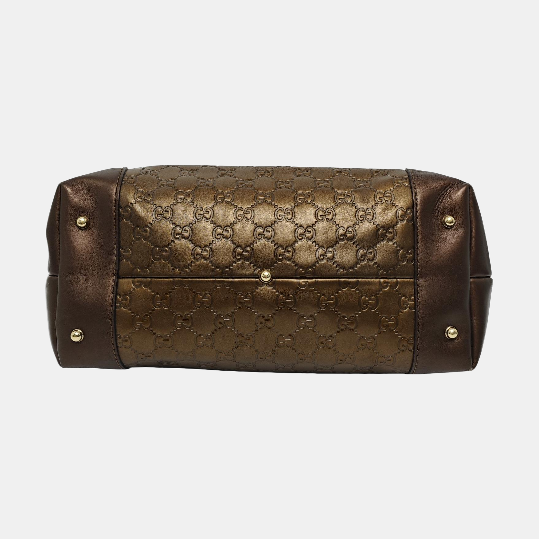 Heart Bit Monogram Calfskin Brown