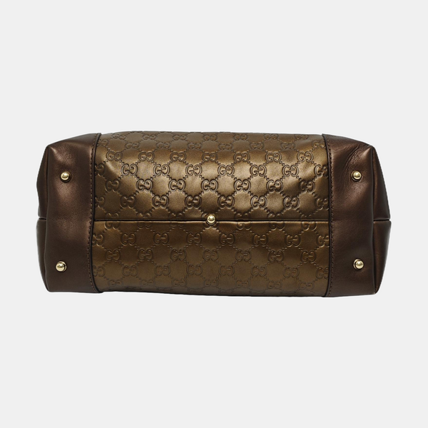 Heart Bit Monogram Calfskin Brown