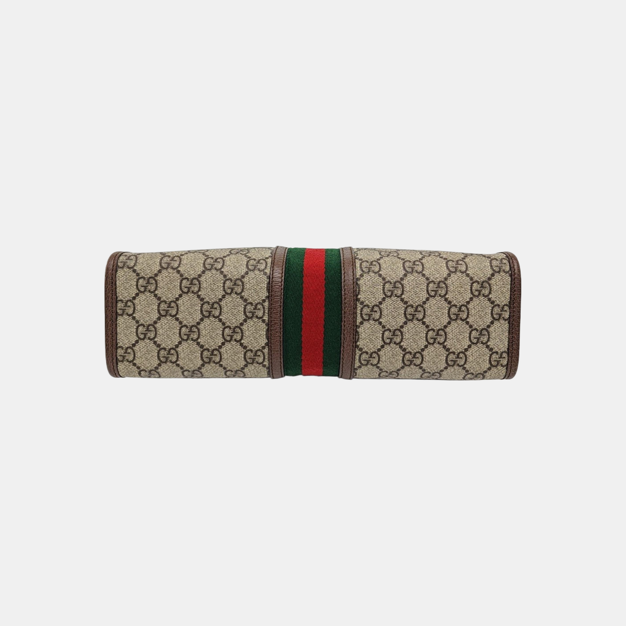 Ophidia Large Monogram Coated Canvas Beige