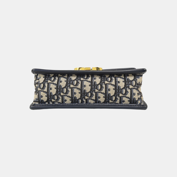 30 Montaigne East-West Oblique Canvas Blue