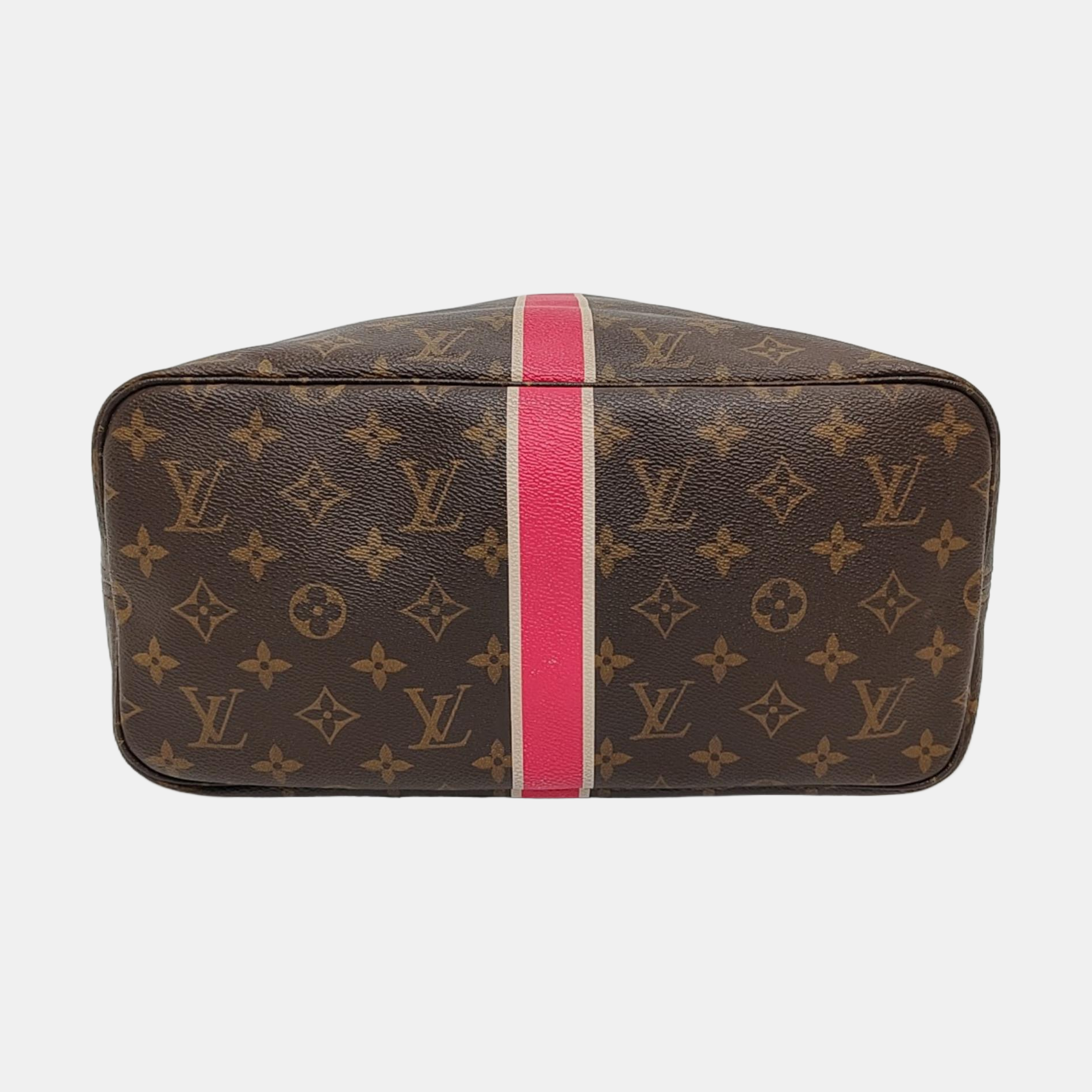 NEVERFULL MM Monogram Coated Canvas Brown