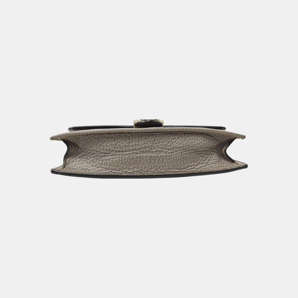 Interlocking G Small Calfskin Gray