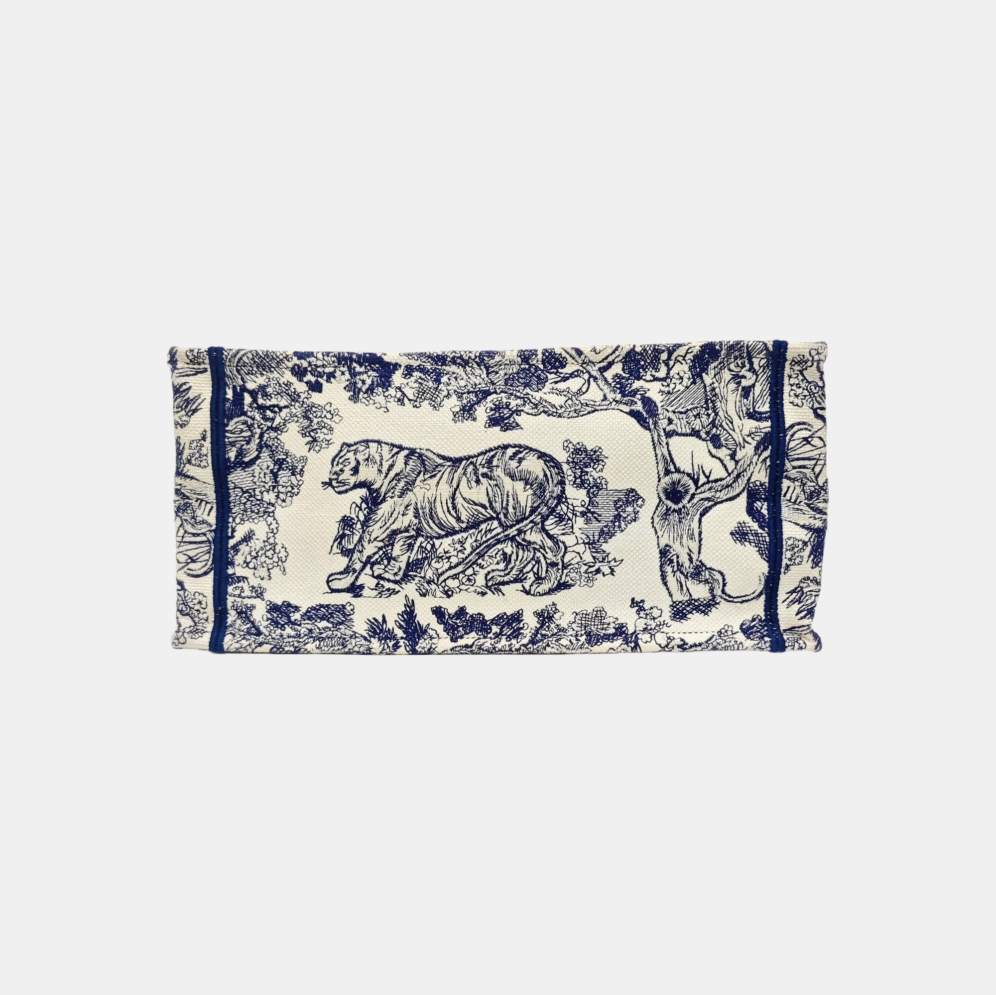 Book Tote Medium Canvas Blue