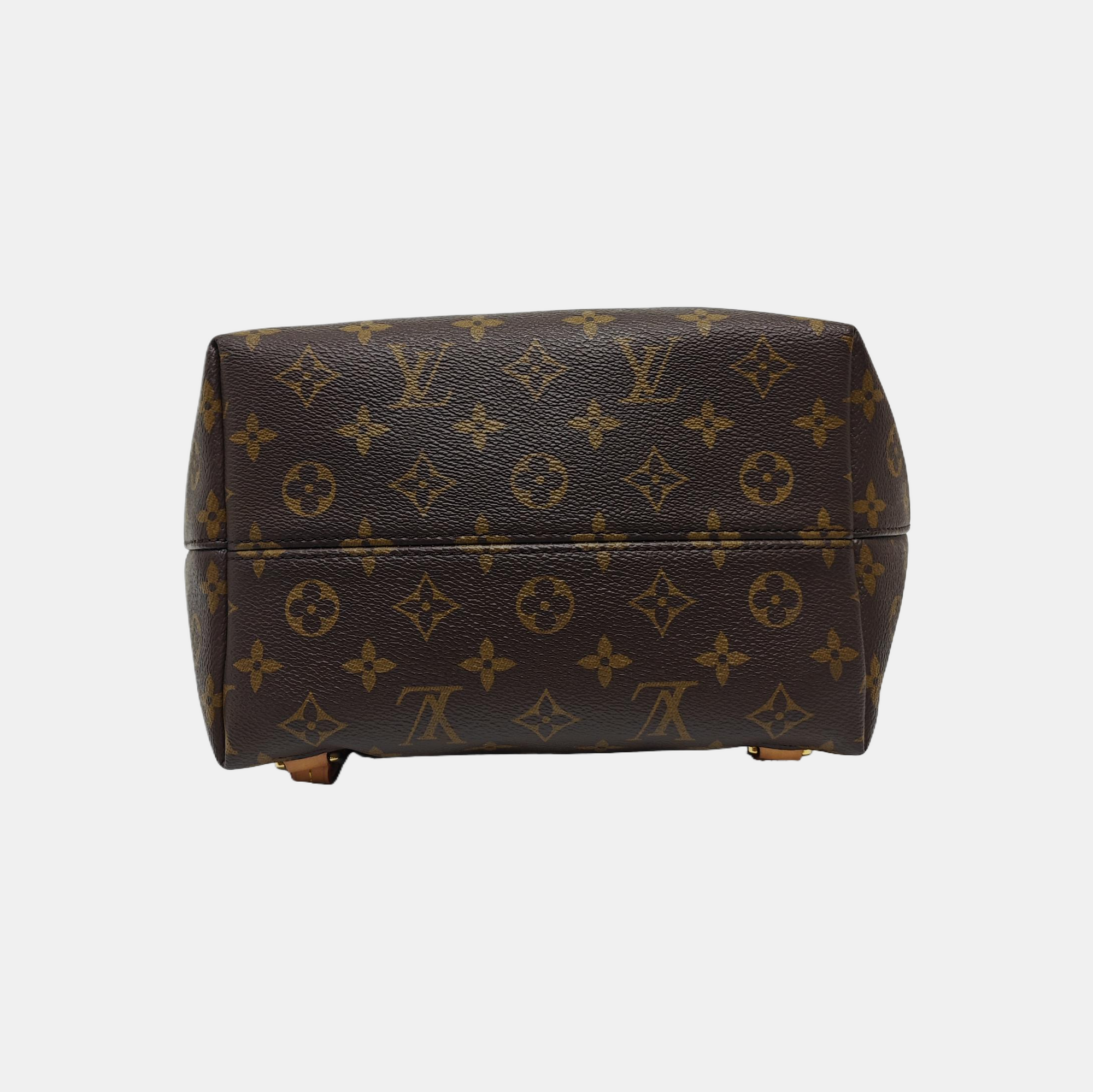 MONTSOURIS PM Monogram Coated Canvas Brown