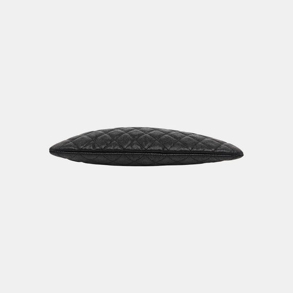 BOY CHANEL Large Quilted Grained Calfskin Black