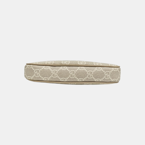 Ophidia Mini Monogram Coated Canvas Beige