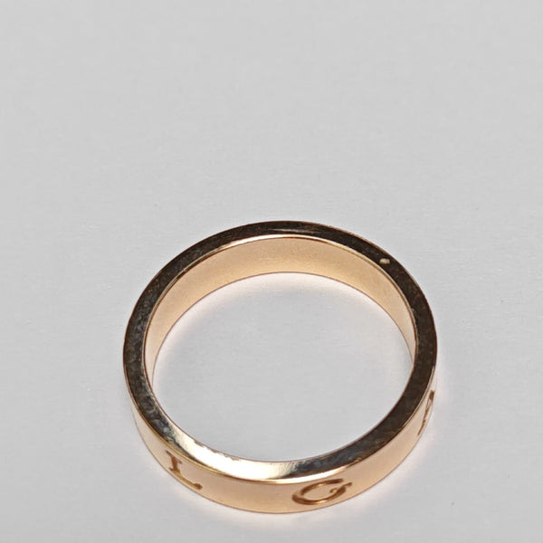 B.ZERO1 18k Rose Gold Ring EU 50