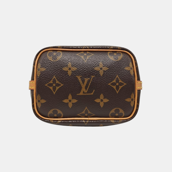 NÉONOÉ Nano Monogram Coated Canvas Brown