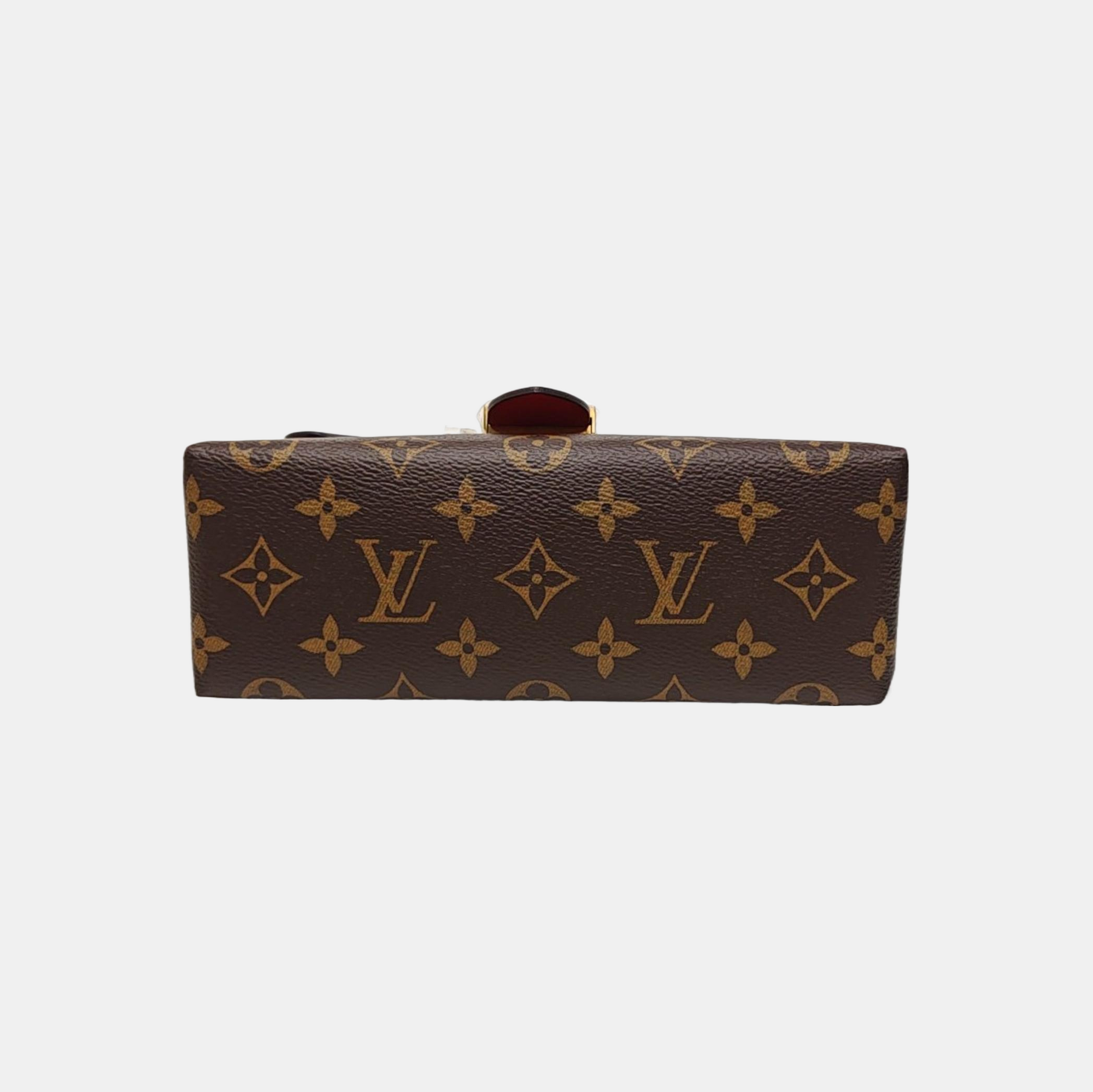 LOCKY BB Monogram Coated Canvas Red