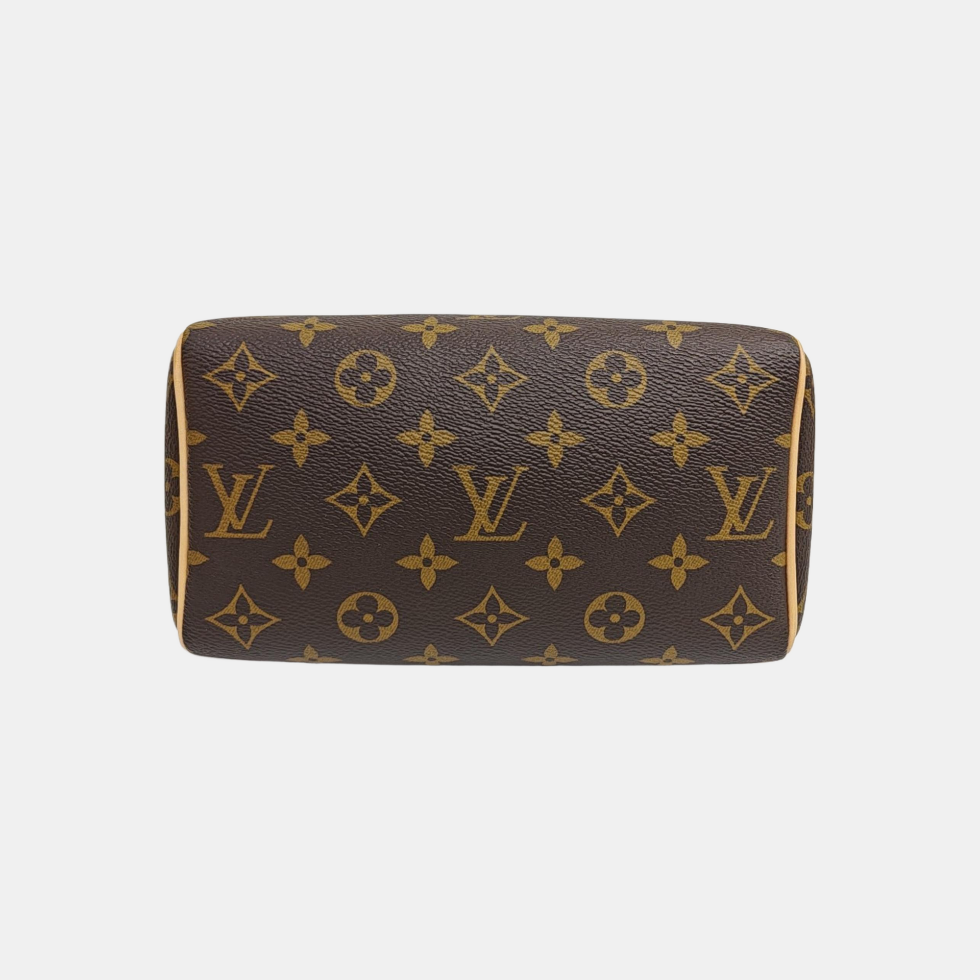 SPEEDY 20 Monogram Coated Canvas Brown