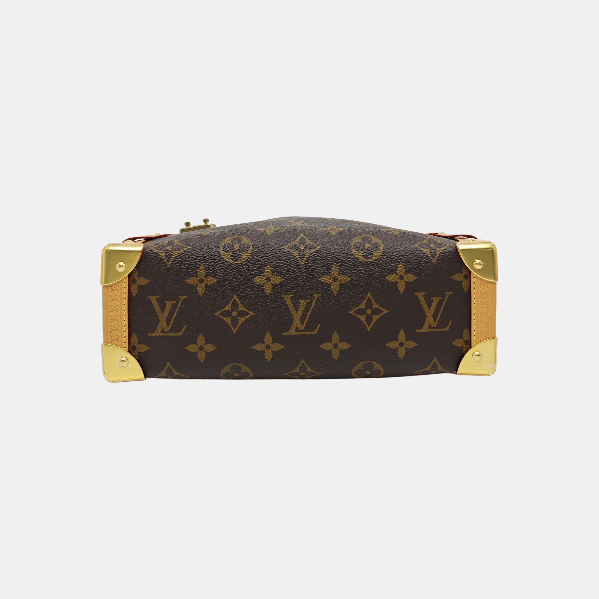 SIDE TRUNK MM Monogram Coated Canvas Brown